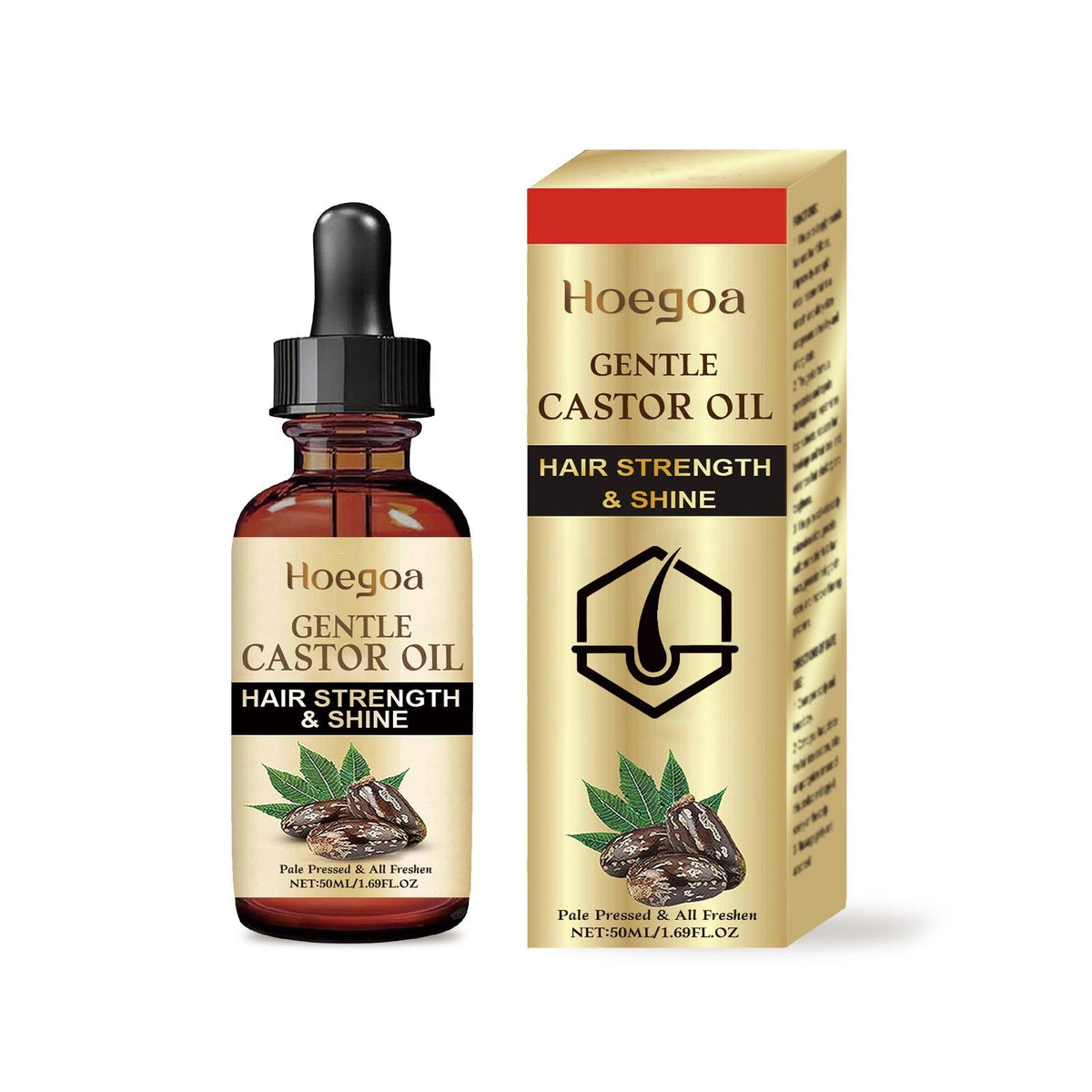 Revitalize Hair Essential Oil for Dry Frizzy Hair, Strengthen & Shine Naturally ,50ml