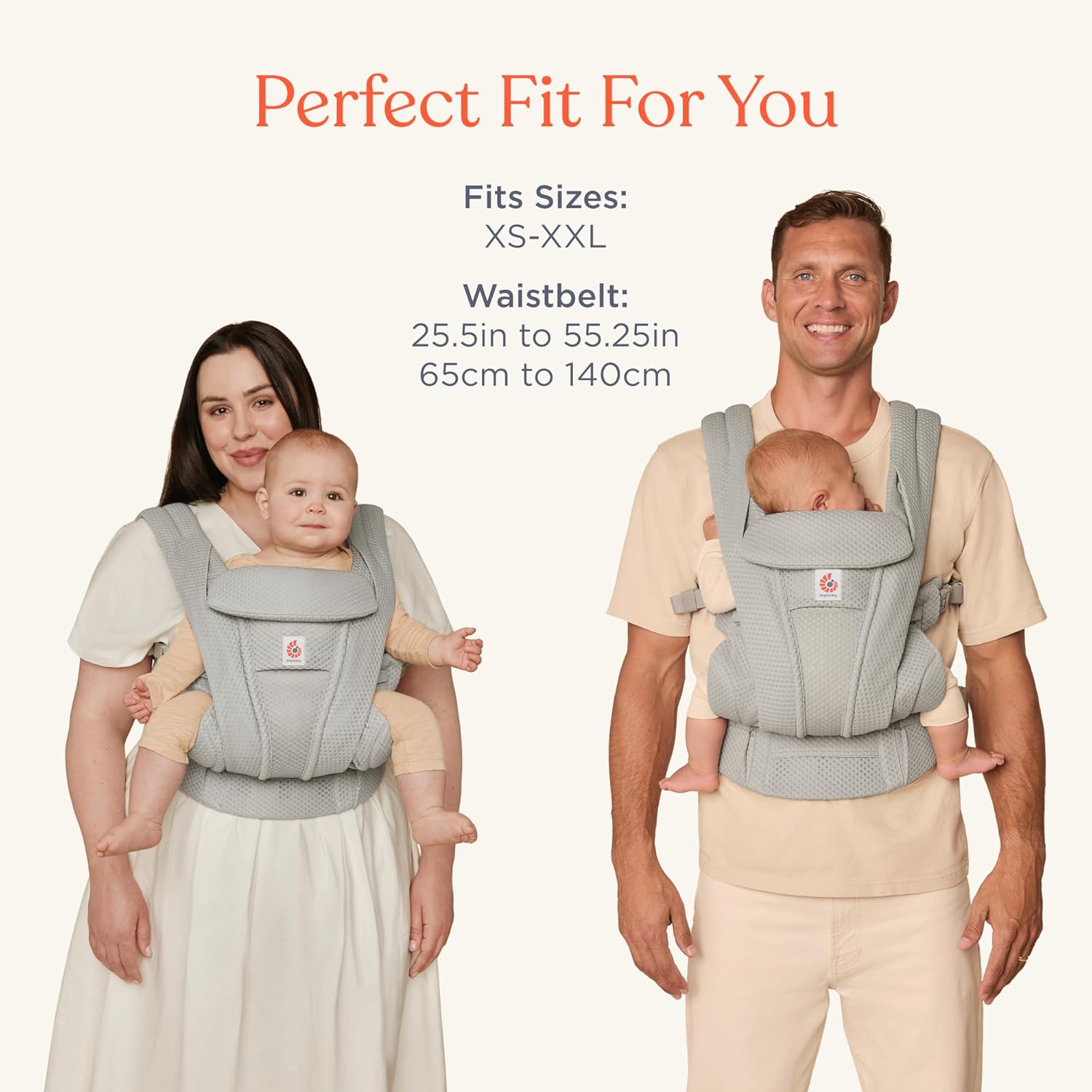 Ergobaby Omni Deluxe Mesh - Pearl Grey