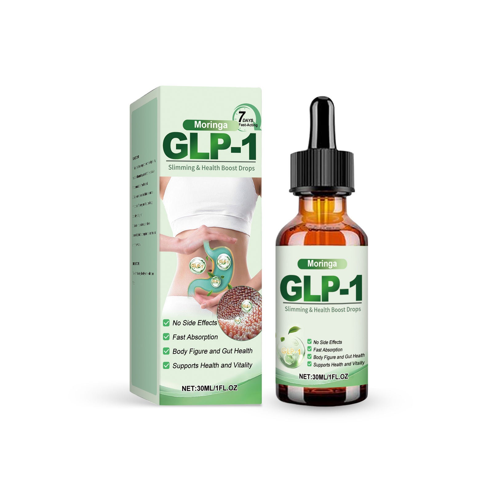 Boost Your Body Care with Peppermint GLP-1 Drops, Regulate Sugar, Reduce Appetite ,30ml