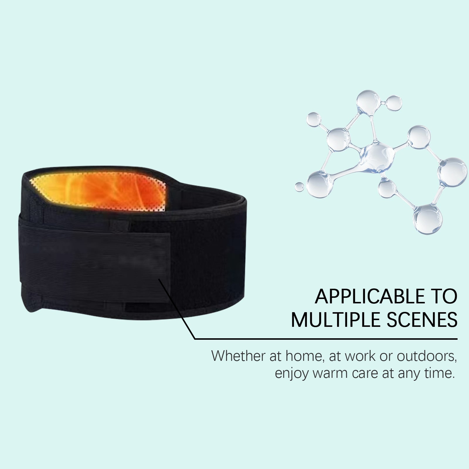 Body Care Belt, Warmth & Cold Relief, Long-Lasting Vitality, Gentle Waist Heating ,1pcs