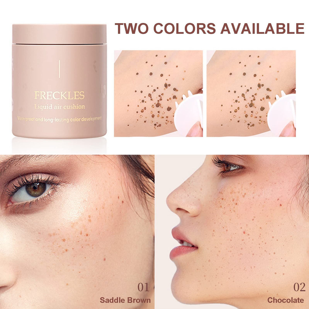 Freckles Pen Liquid Freckles Air Cushion Waterproof Quick Dry Makeup Tool