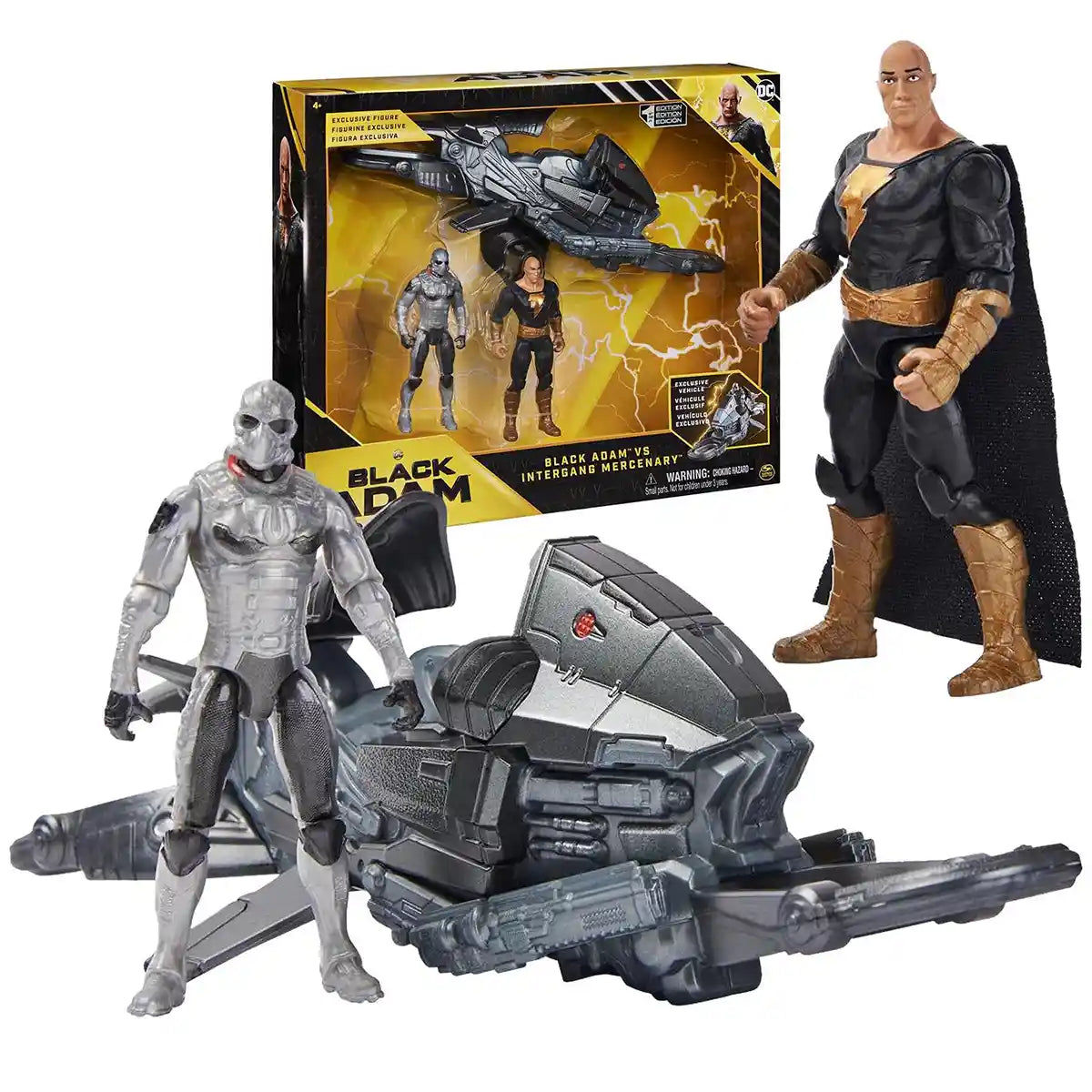 DC Black Adam Movie Intrgang Set w/4"Fig