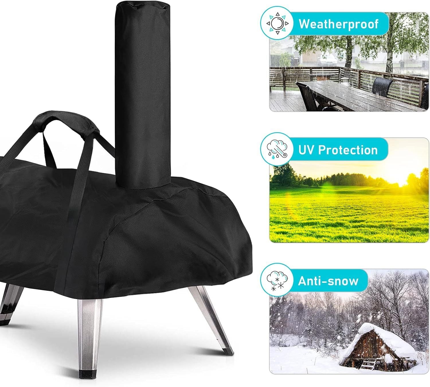 Pizza Oven Cover Waterproof Pizza Oven Protective Carry Cover For Karu 12