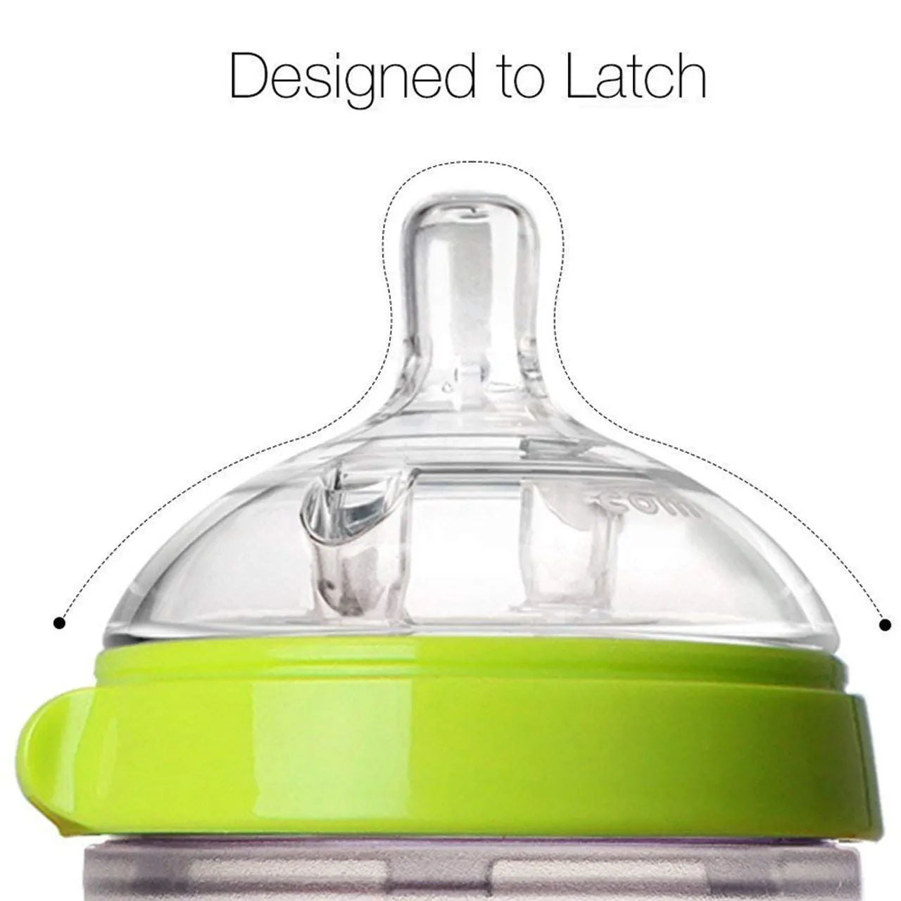 Comotomo - Natural Feel Baby Bottle Single Pack - Green - 250ml