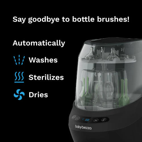 Bottle Washer Pro - All In One Washer, Sterilizer, Dryer - Premium Black