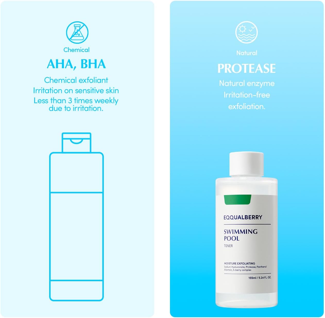 Eqqualberry Swimming Pool Toner 155Ml