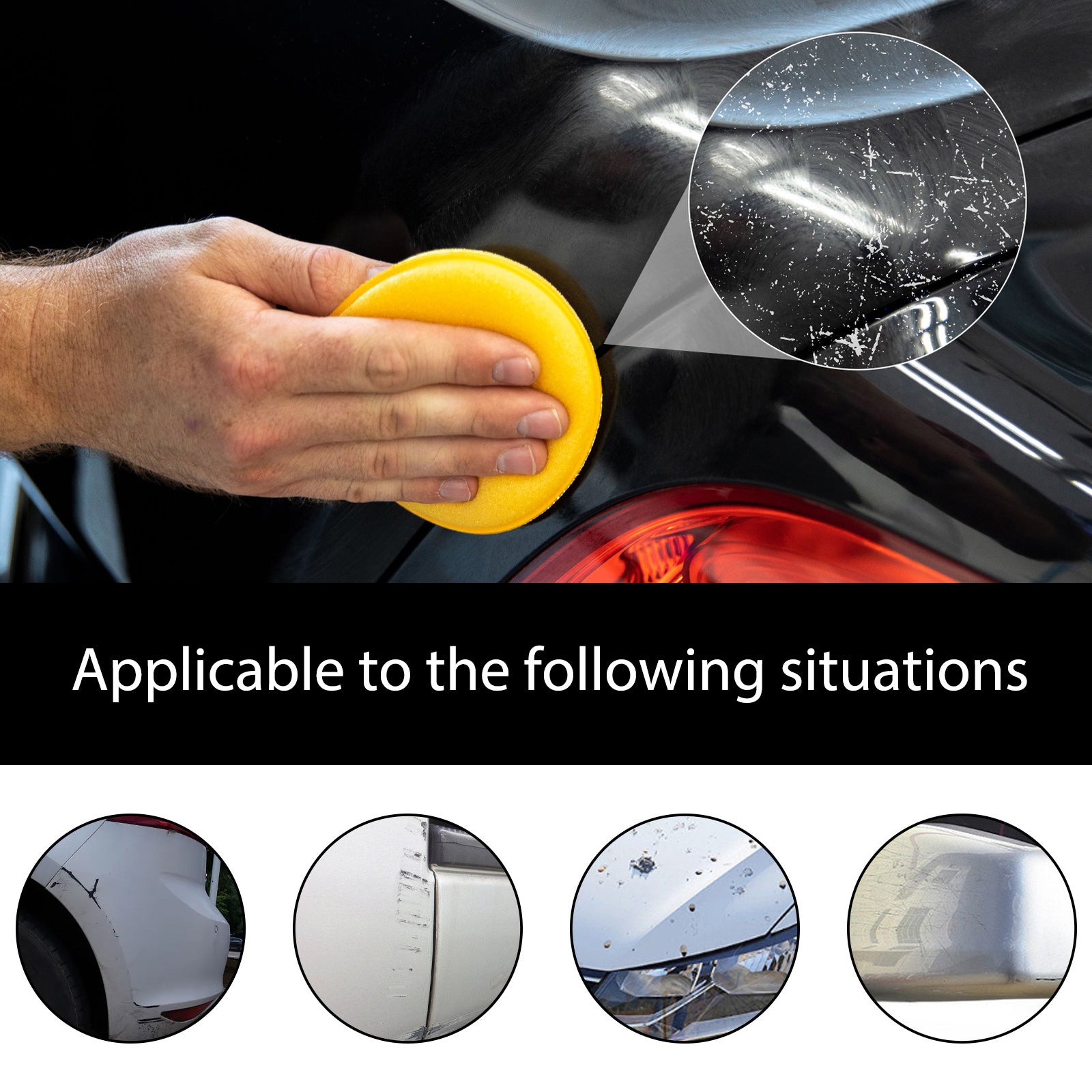 Best Car Scratch Repair Wax, Easy Paint Scratch Removal, Restores Shine, Automotive Body Polishing Kit ,1set
