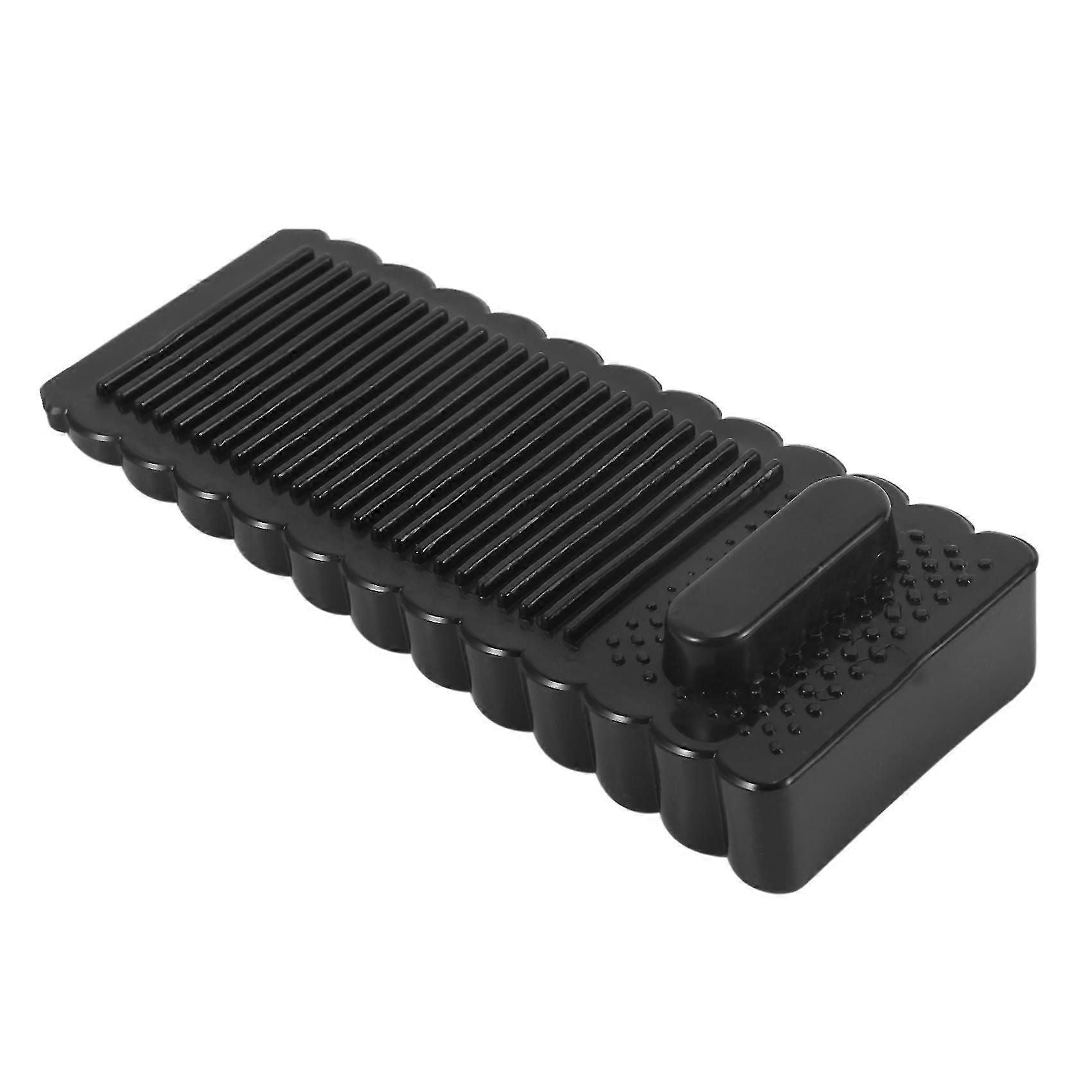 6 Pack Rubber Wedge - Sturdy And Stackable Door Stoppers - Slip-resistant Rubber Door Stop Works On