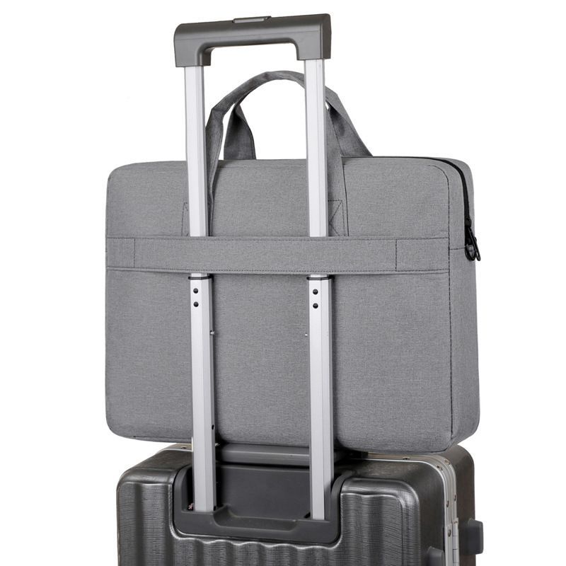 Men Laptop Shoulder Bag Large Capacity Business Briefcase Notebook Shoulder Bag Gift