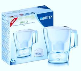 BRITA 1008942 ALUNA WHITE WATER FILTER JUG 2.4L
