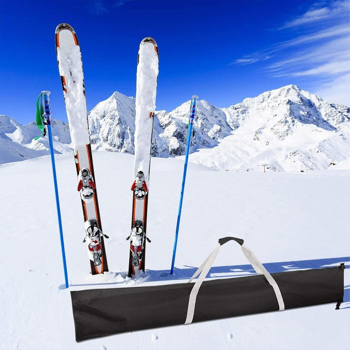 Ski Storage Bag Snowboard Carrier Snowboard Organizer for Skiing Travel
