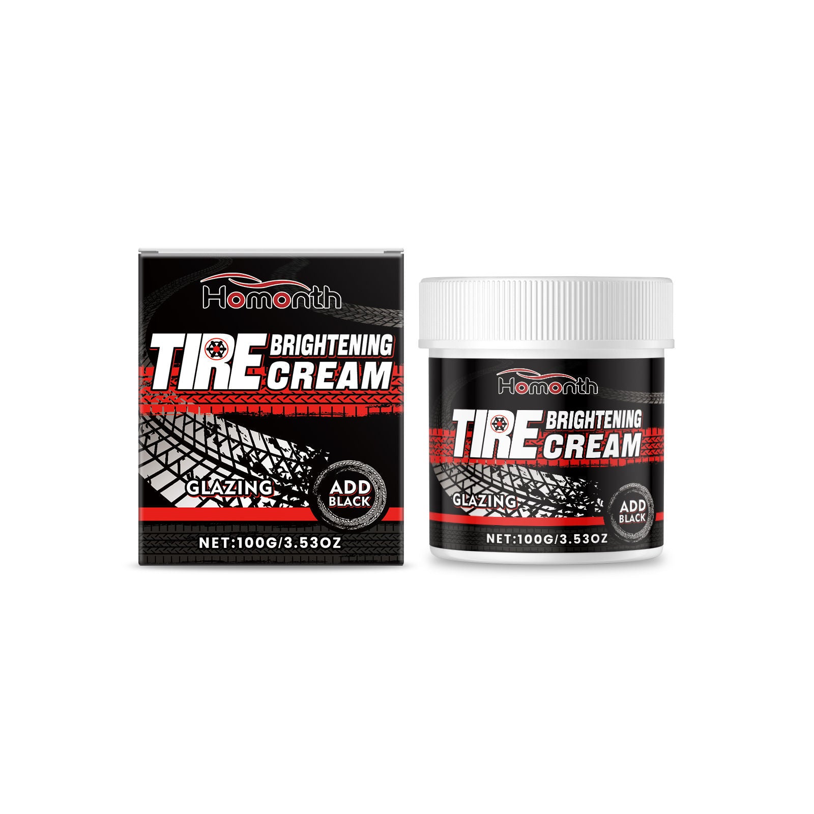 Car Tire Shine Wax, Car Maintenance Gloss, Protect & Enhance Tire Shine ,100g