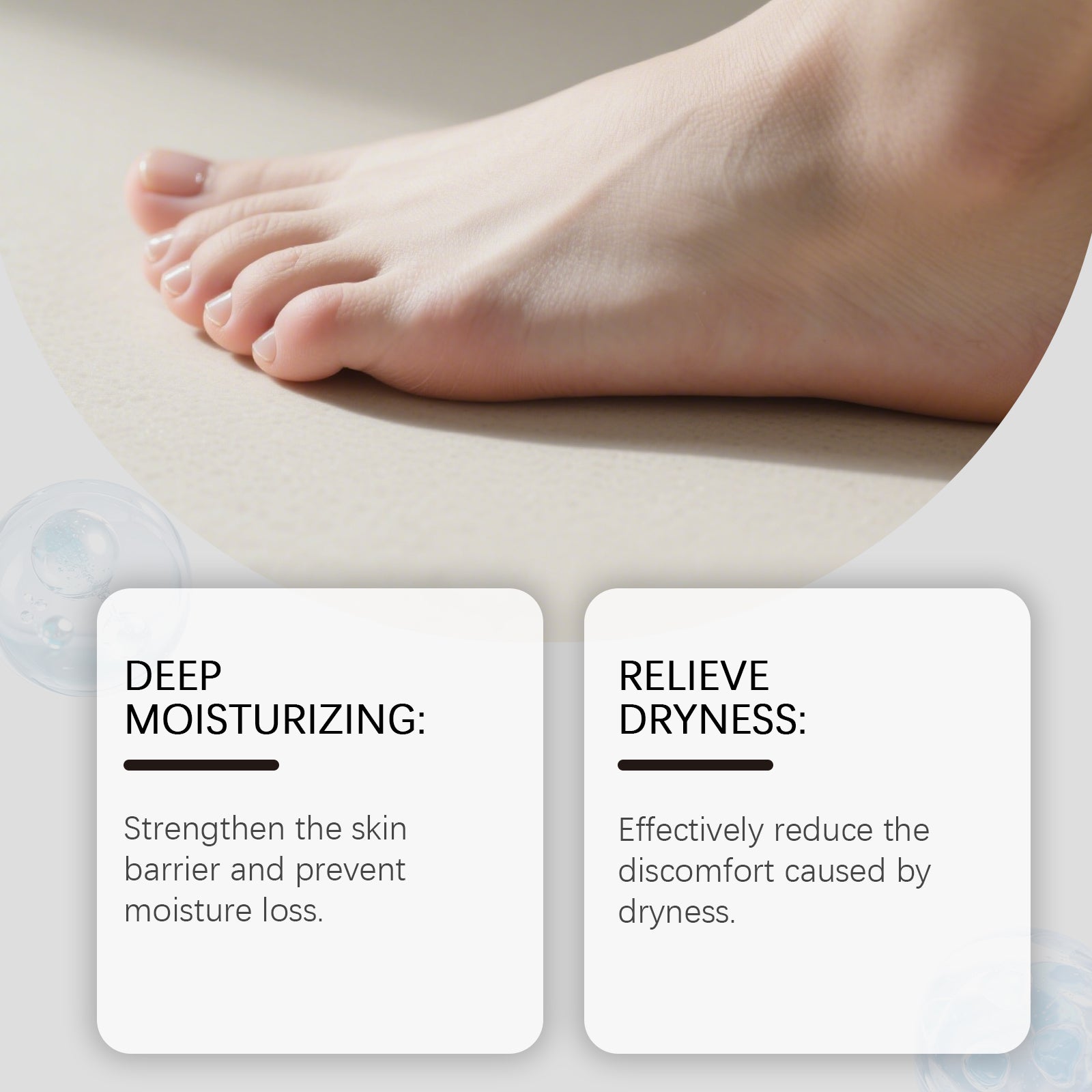 Christmas Body Care Stick, Hydrating Hand and Foot Moisturizer, Peach Flavor ,30g
