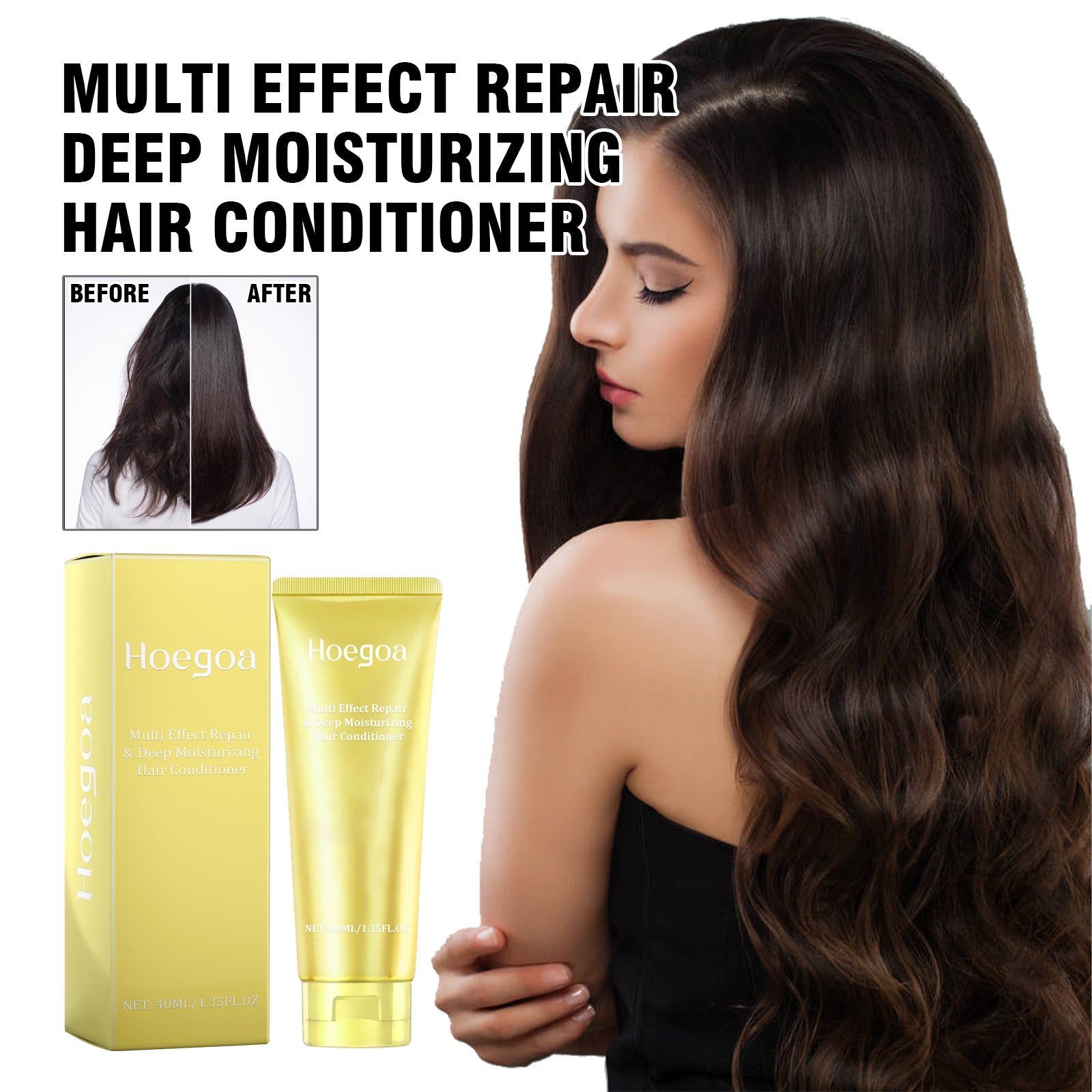 Deep Moisturizing Hair Conditioner for Smooth, Healthy, Frizz-Free Hair ,40ml