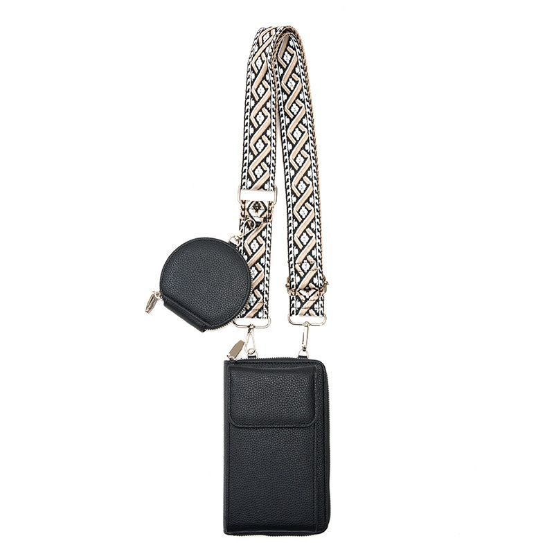 Women Small Crossbody Cell Phone Purse with Detachable Coin Case