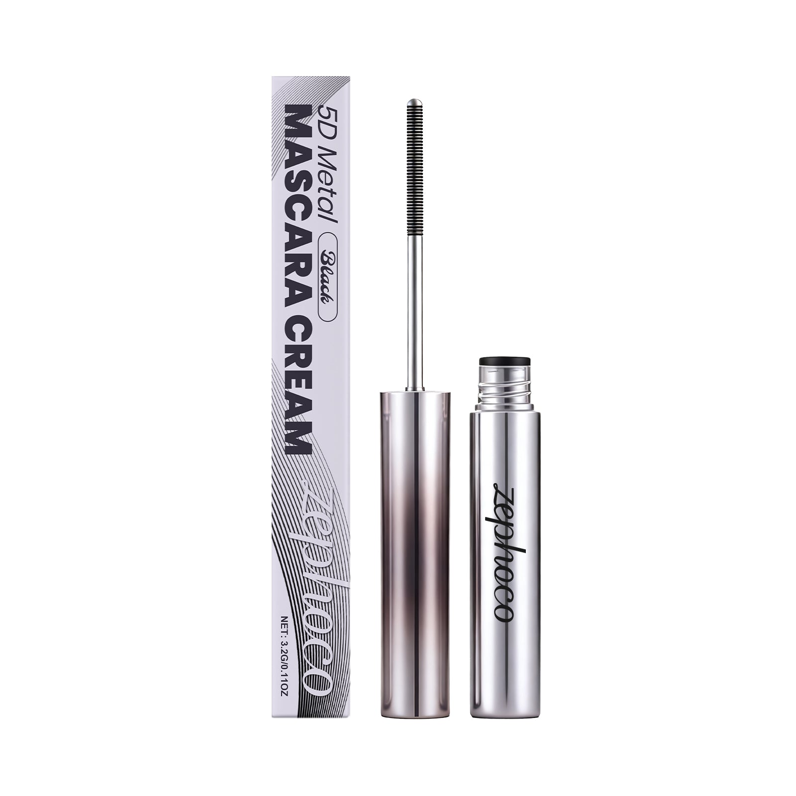 Black Mascara, Long Lasting, Smudge-Proof, Voluminous Eye Makeup, Lightweight ,3.2g