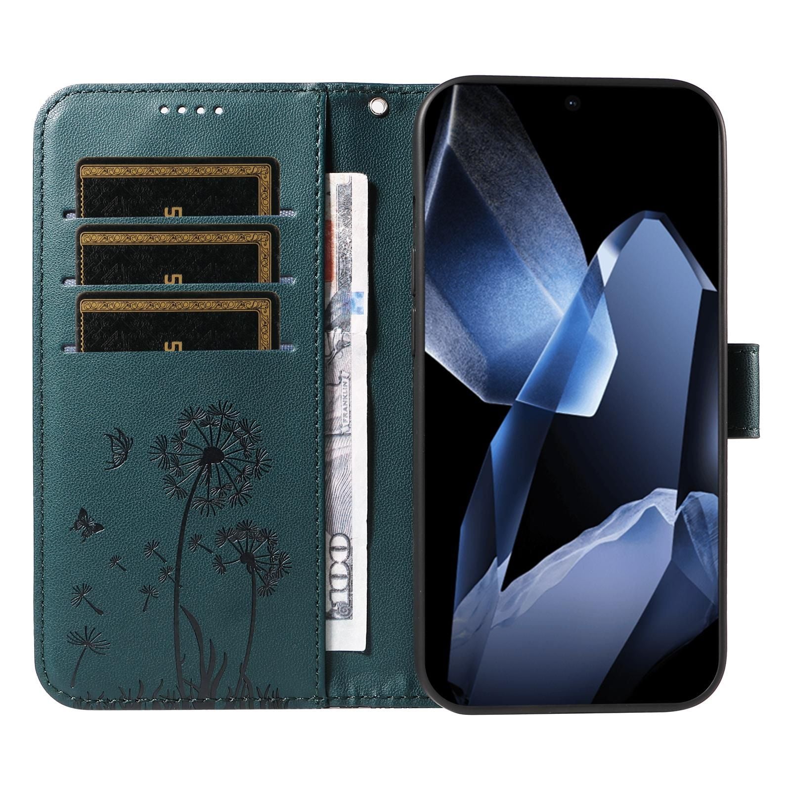 Dandelion Embossed Leather Case For OnePlus 13