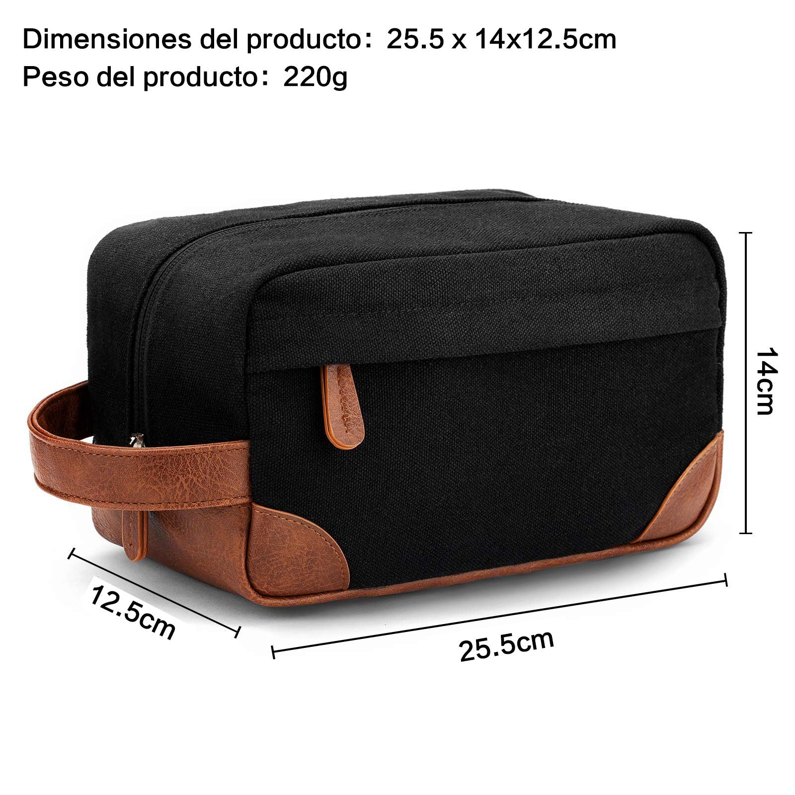 Toiletry Bag Water Hanging Dopp Kit Resistant Canvas Shaving Bag for Travel