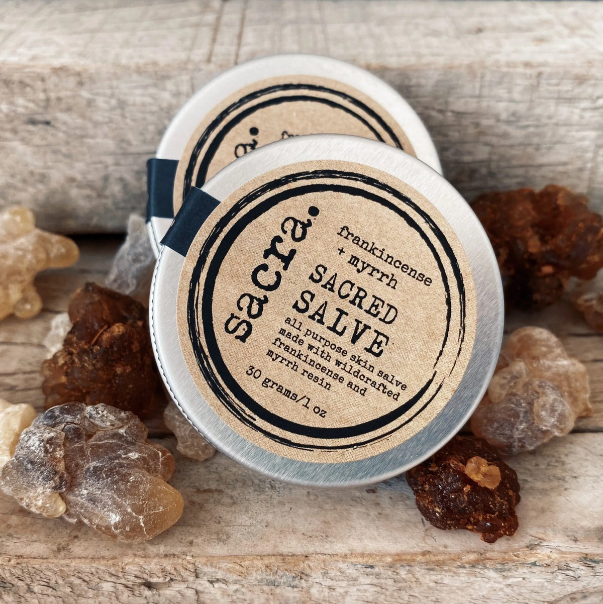SACRED SALVE WITH FRANKINCENSE + MYRRH
