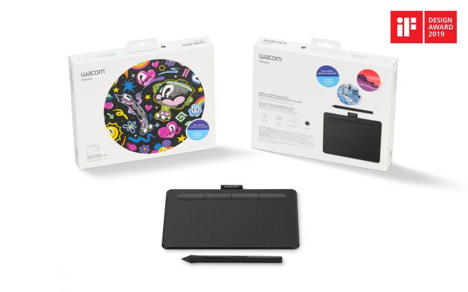 WACOM CTL-4100K-N Wacom Intuos S Black