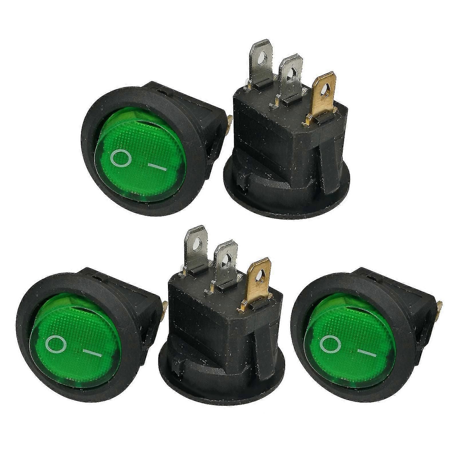 Led Lighted Rocker Toggle Switch Panel For Rv Truck Boat Electronic Power Button