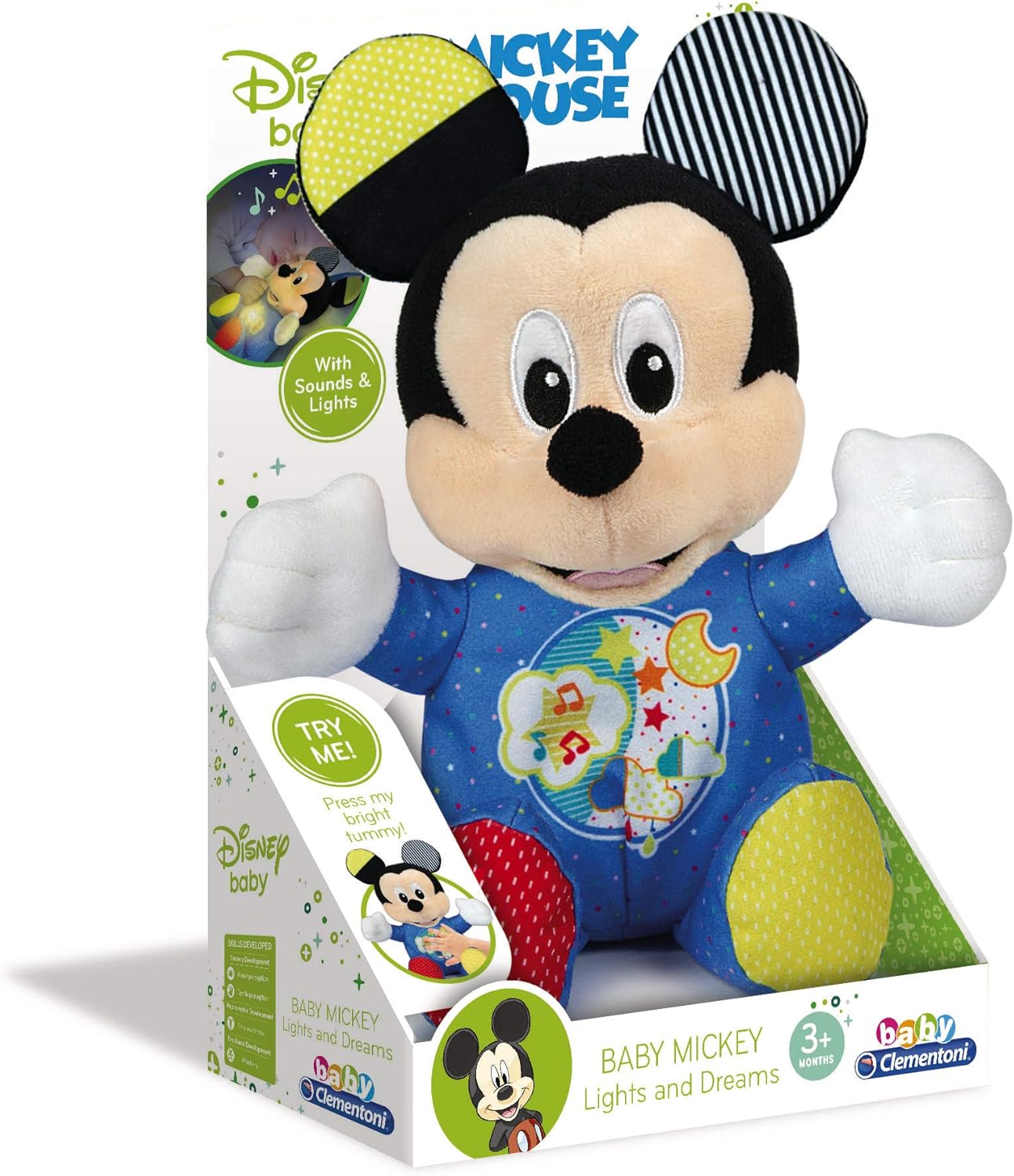 Disney Baby Mickey Interactive Plush – Lights, Melodies & Comfort