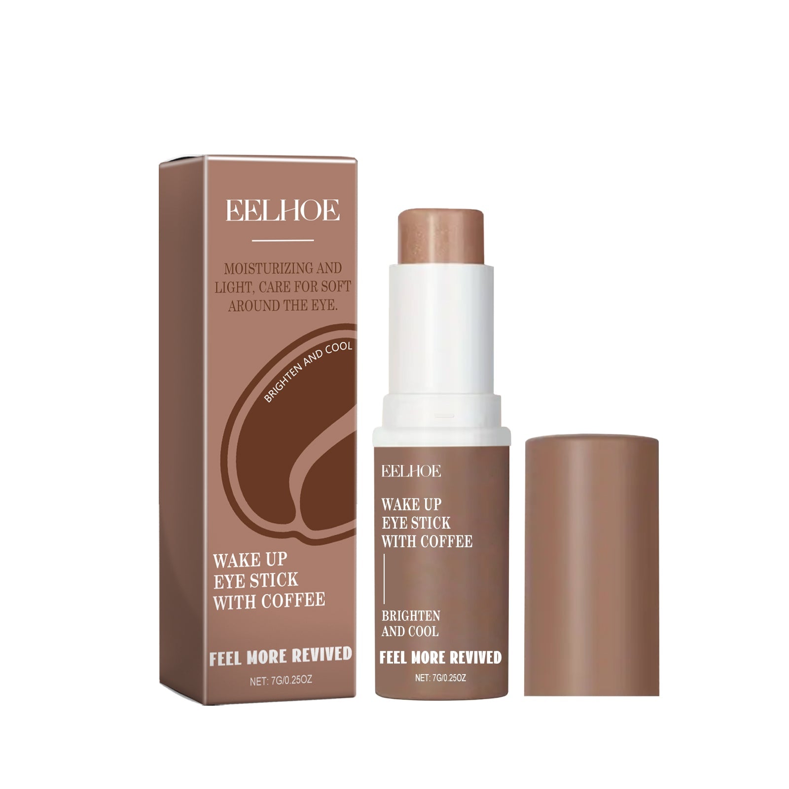 Hydrating Under Eye Balm Stick, Fights Puffiness, Dark Circles, Fine Lines, Youthful Skin ,7g