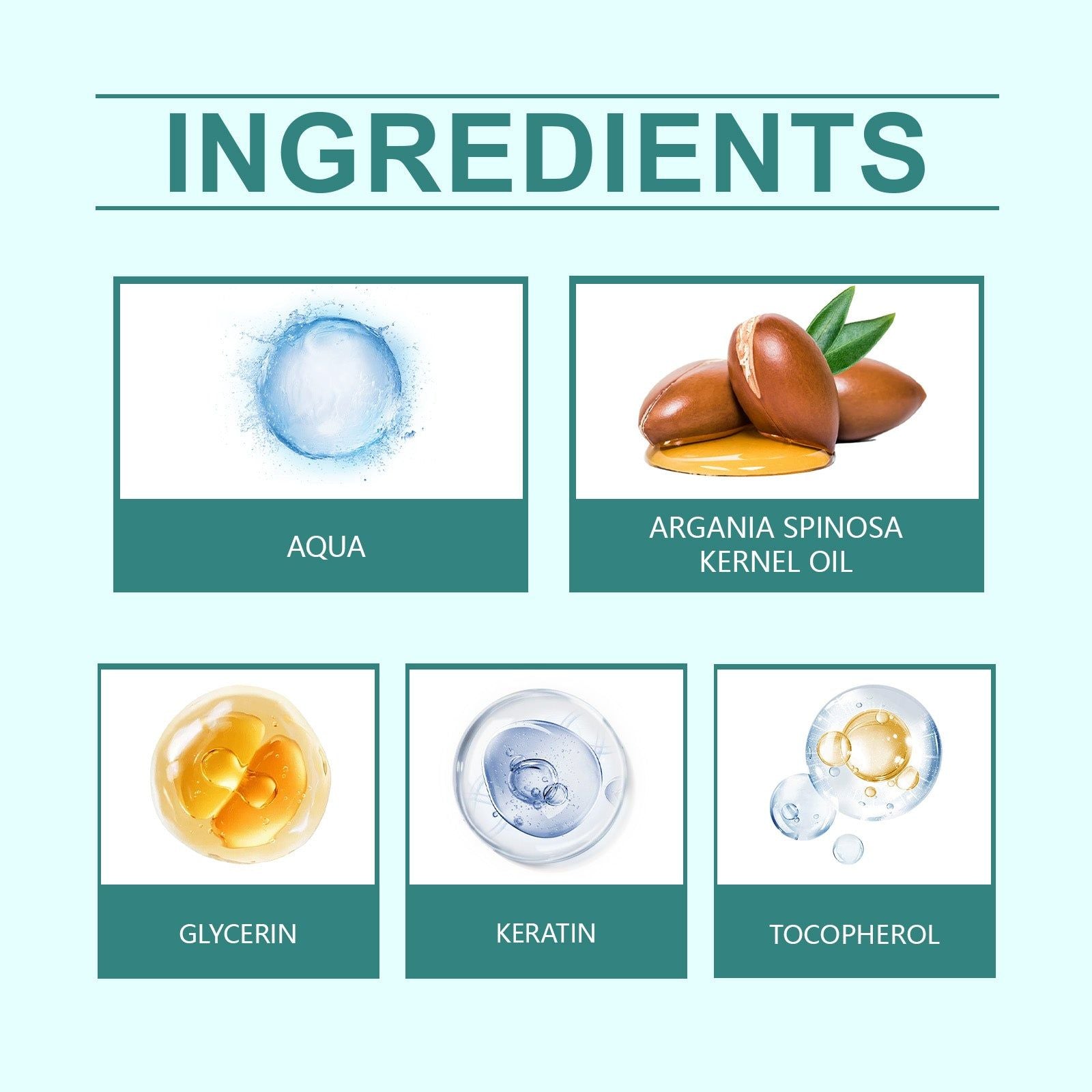 Argan Leave-In Hair Spray, Nourishing, Moisturizing, Hair Growth Boost, Anti-Damage, Glossy Hair ,100ml