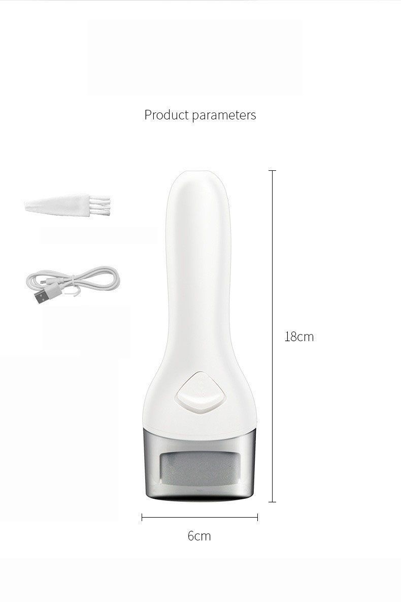USB Rechargeable Electric Foot Callus Remover for Smooth Skin
