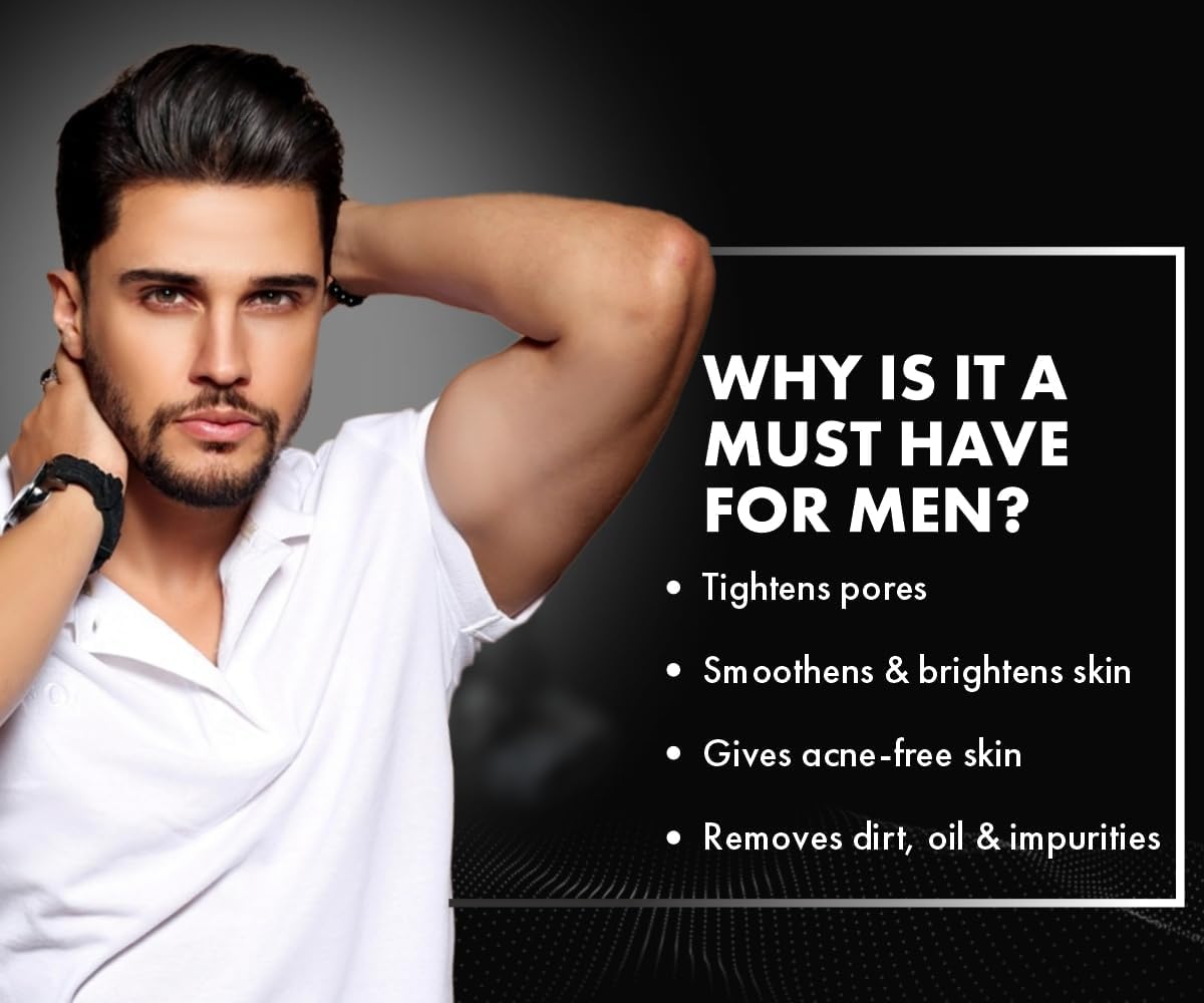 Urban Gabru Activated Charcoal Face Wash for Men 120 gm