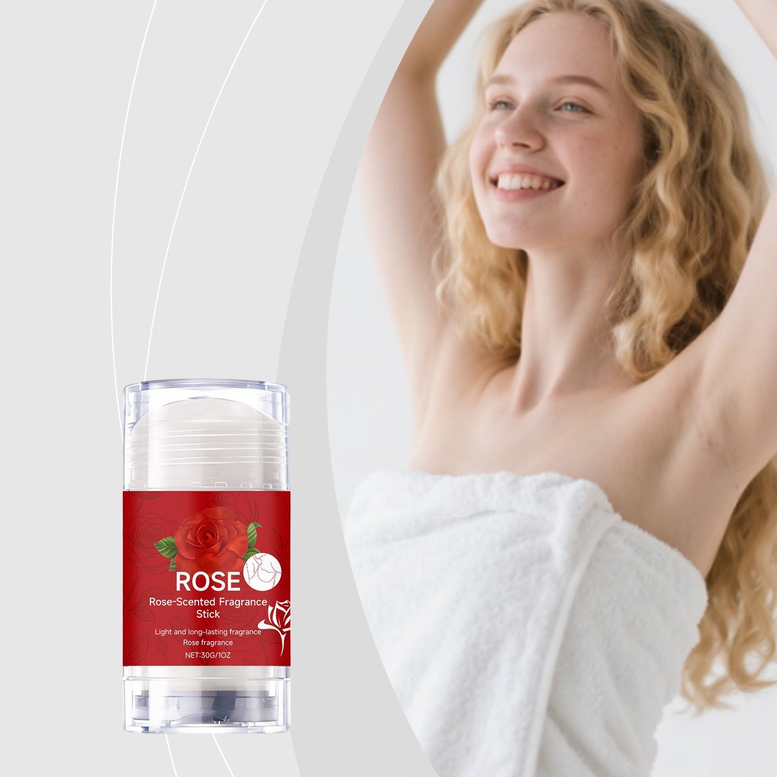 30g Rose Deodorant Stick with Floral and Fresh Care