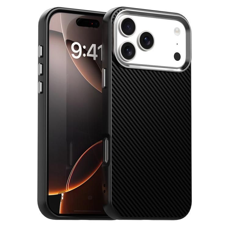 For iPhone 18 Pro Max / iPhone 17 Pro Max Carbon Fiber Series IMD Phone Case