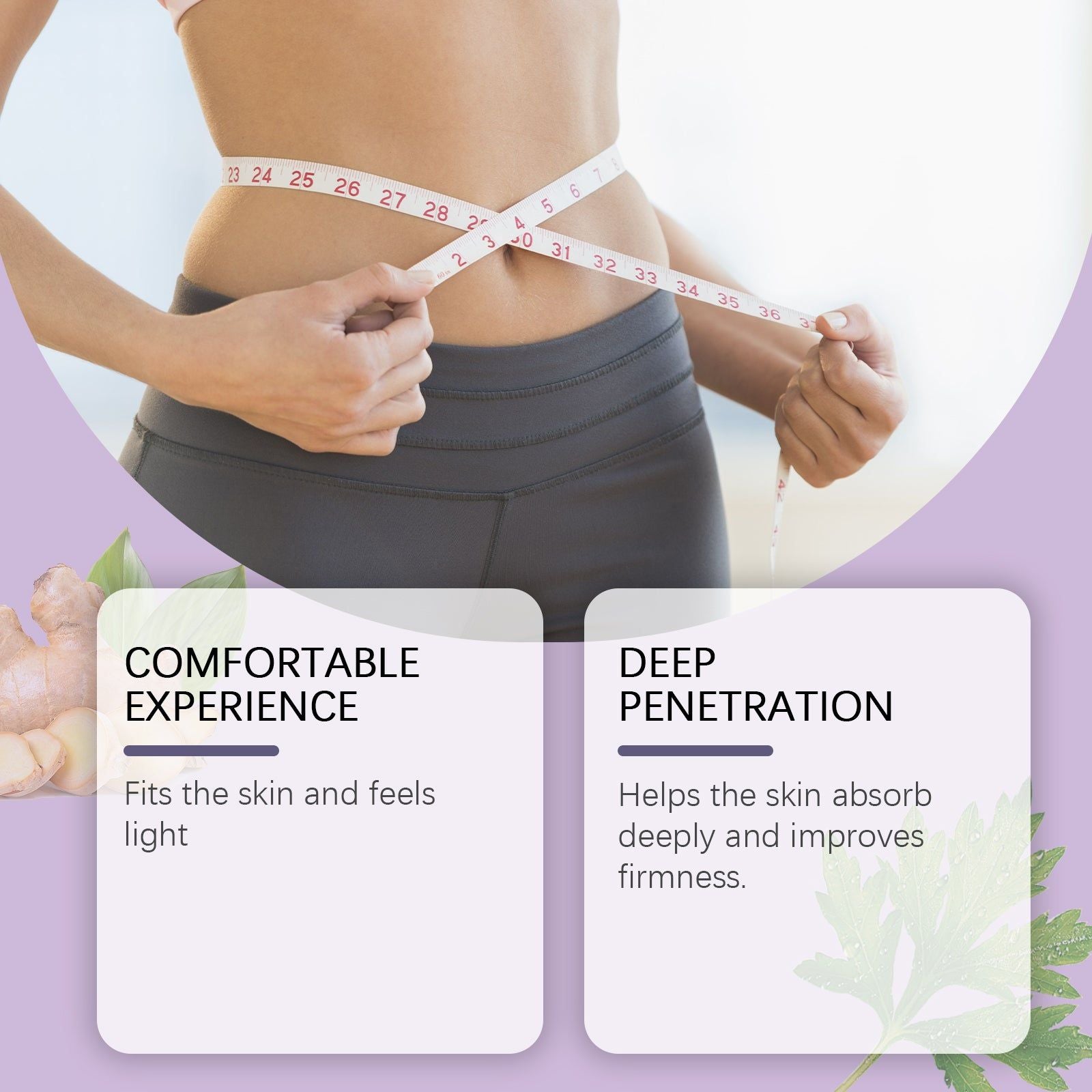 Body Skin Care Patch, Deep Absorption, Firming, Natural Plant Ingredients ,4pcs