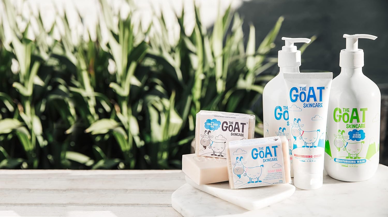 صابون Goat Skincare الأصلي بزيت جوز الهند 100 جرام، بني فاتح