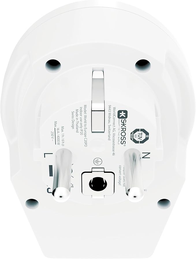Skross 1500290-1 World To Europe Usb C20Pd- بالجملة للموزع