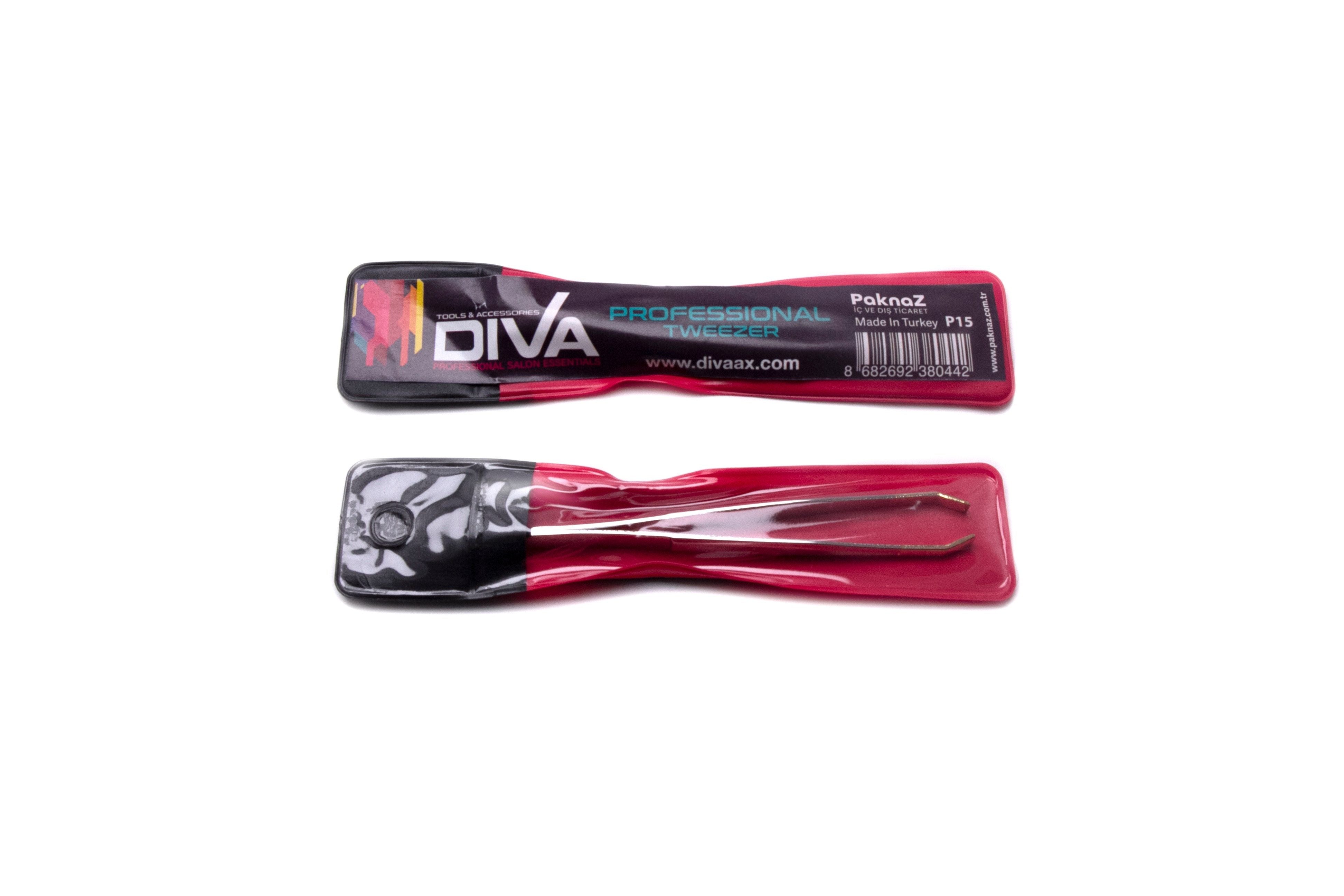 Diva Tweezer Stainless Steel, 1pc