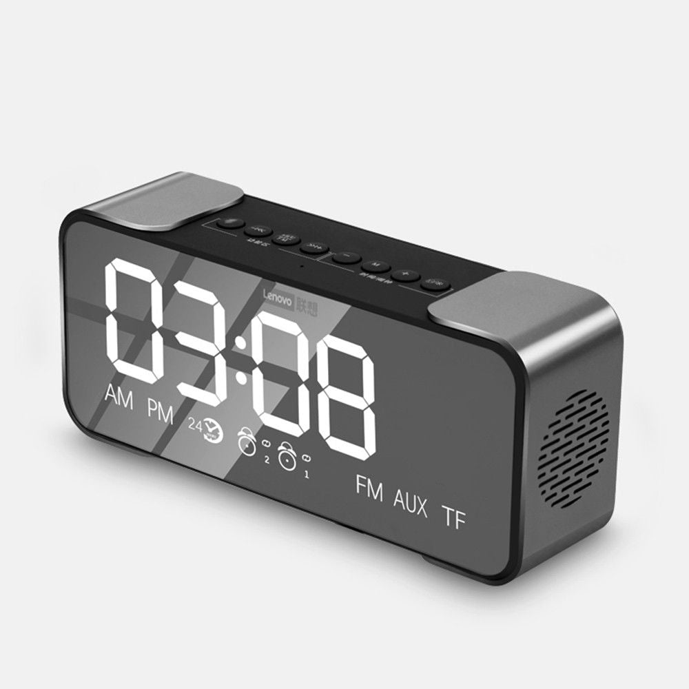 BT Speaker Radio Alarm DIY Ringtone One-Click Snooze BT Call Speaker