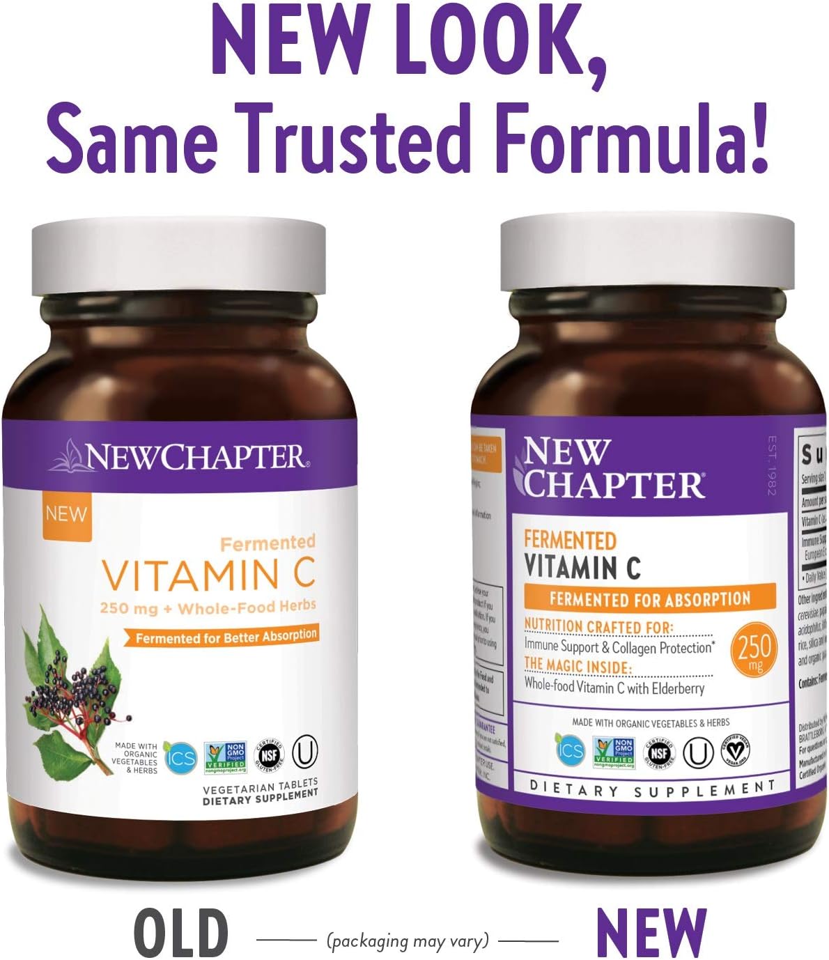 New Chapter Fermented Activated C, 30 Capsules