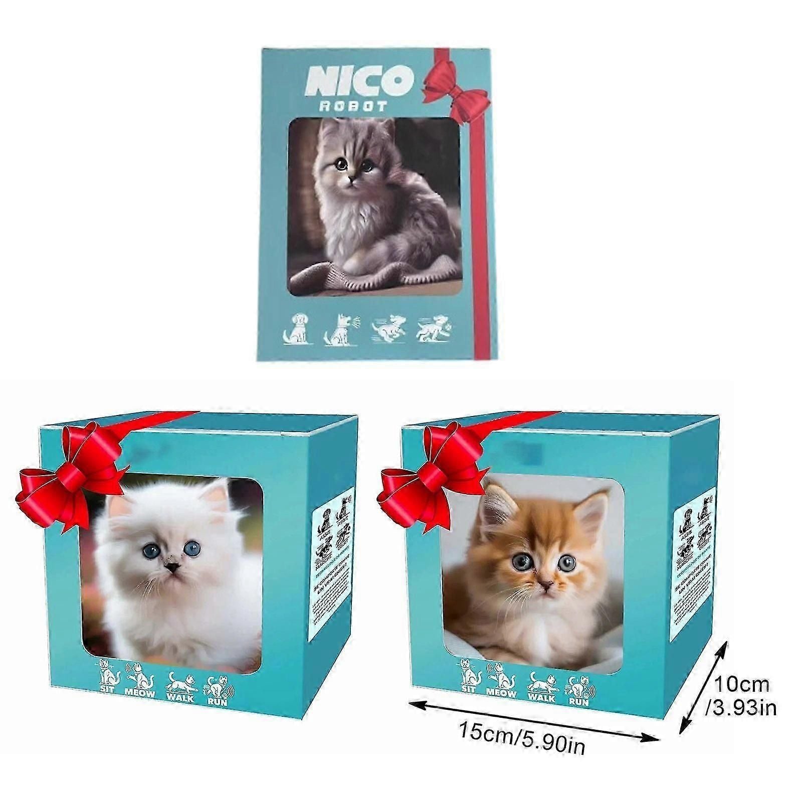 New Interactive Robot Kitten Plush Toy For Kids - Soft Robotic Cat With Fun Activities For Children