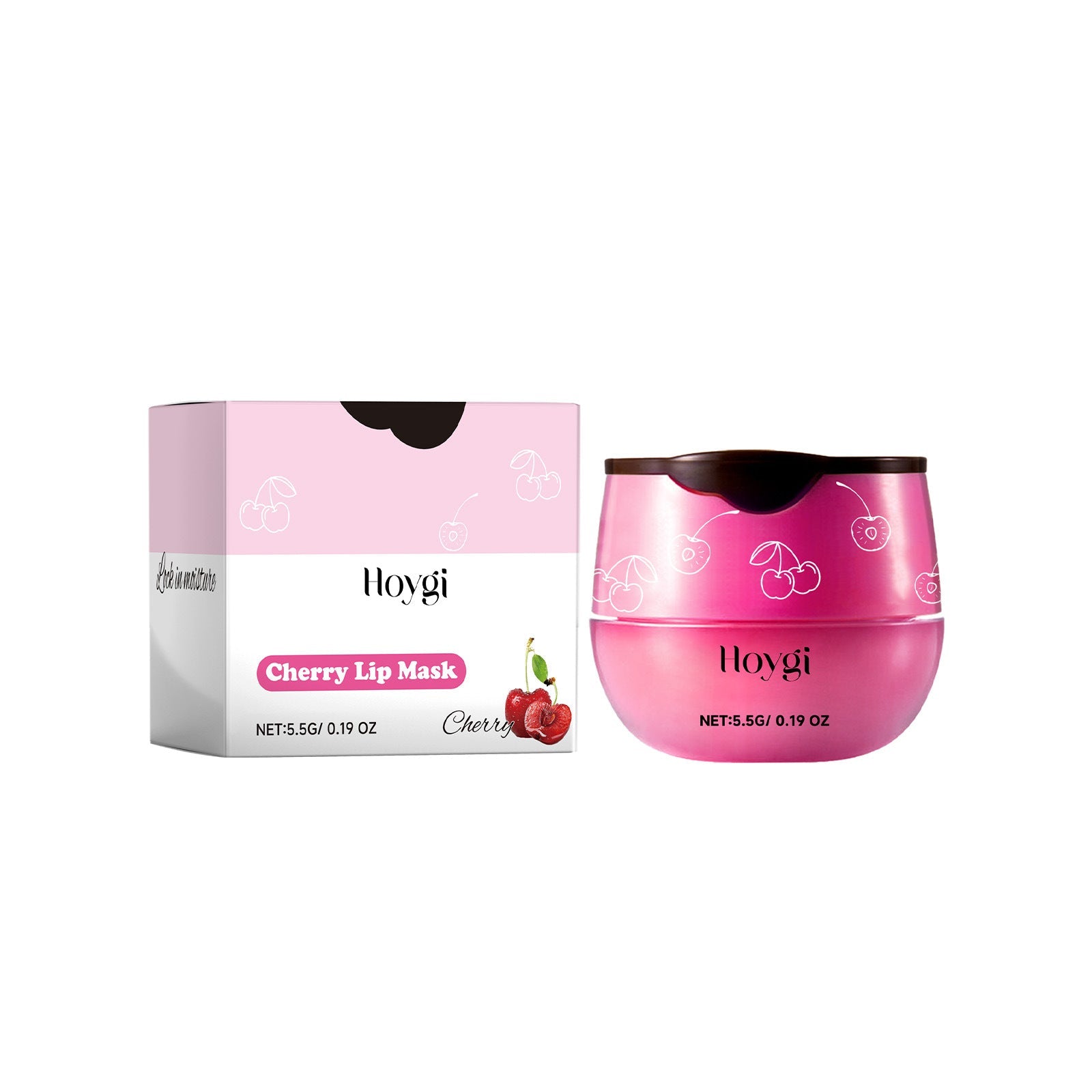 Cherry Lip Mask for Fading Lip Lines, Deep Moisturizer, Anti-Cracking, Lip Repair ,5.5g