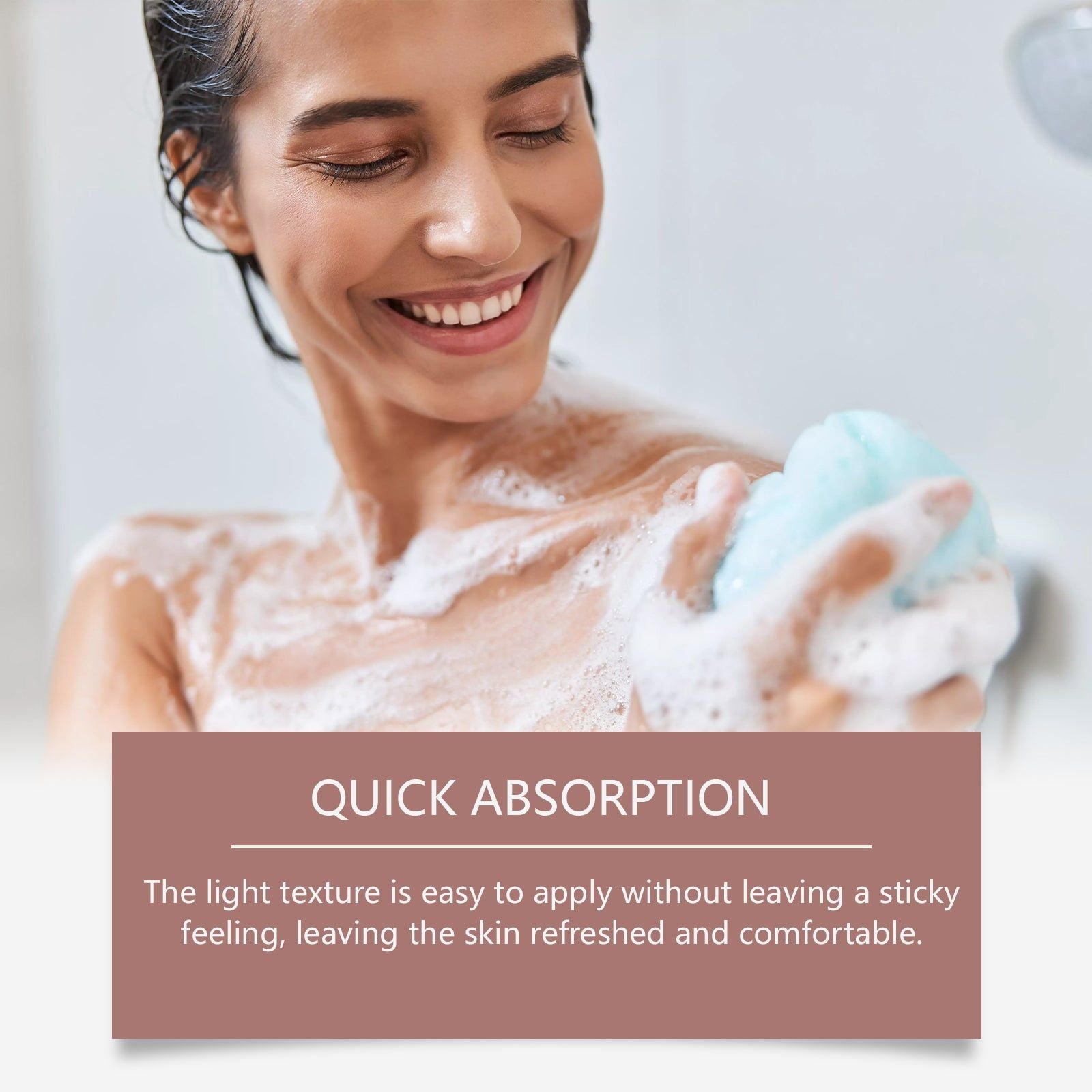 Bath Cream, Gentle Moisturizing Body Wash, Sensitive Skin, Refreshing Fragrance ,80ml