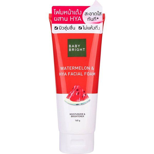 WATERMELON & HYA FACIAL FOAM 160G BABY BRIGHT (F)