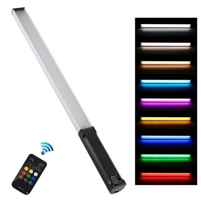 Light Stick with Remote Control RGB, Rechargeable Portable Bat with LED Fill Lig