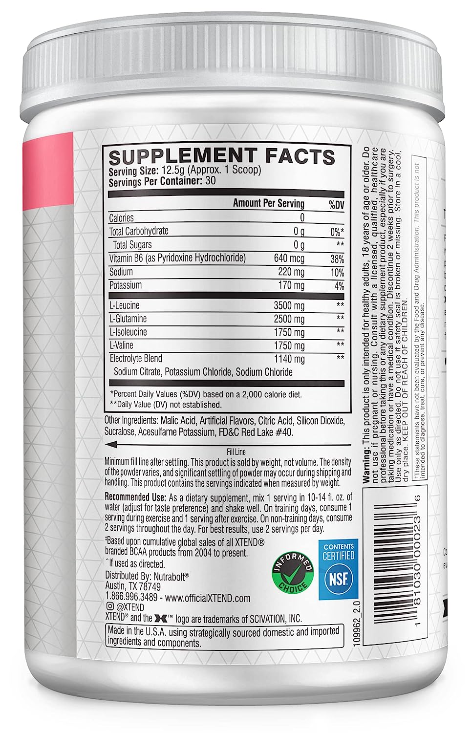 XTEND Original BCAA Watermelon