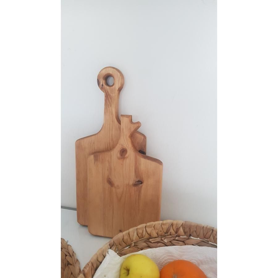 Natural Wood 2-piece Cutting Board 28*18 cm