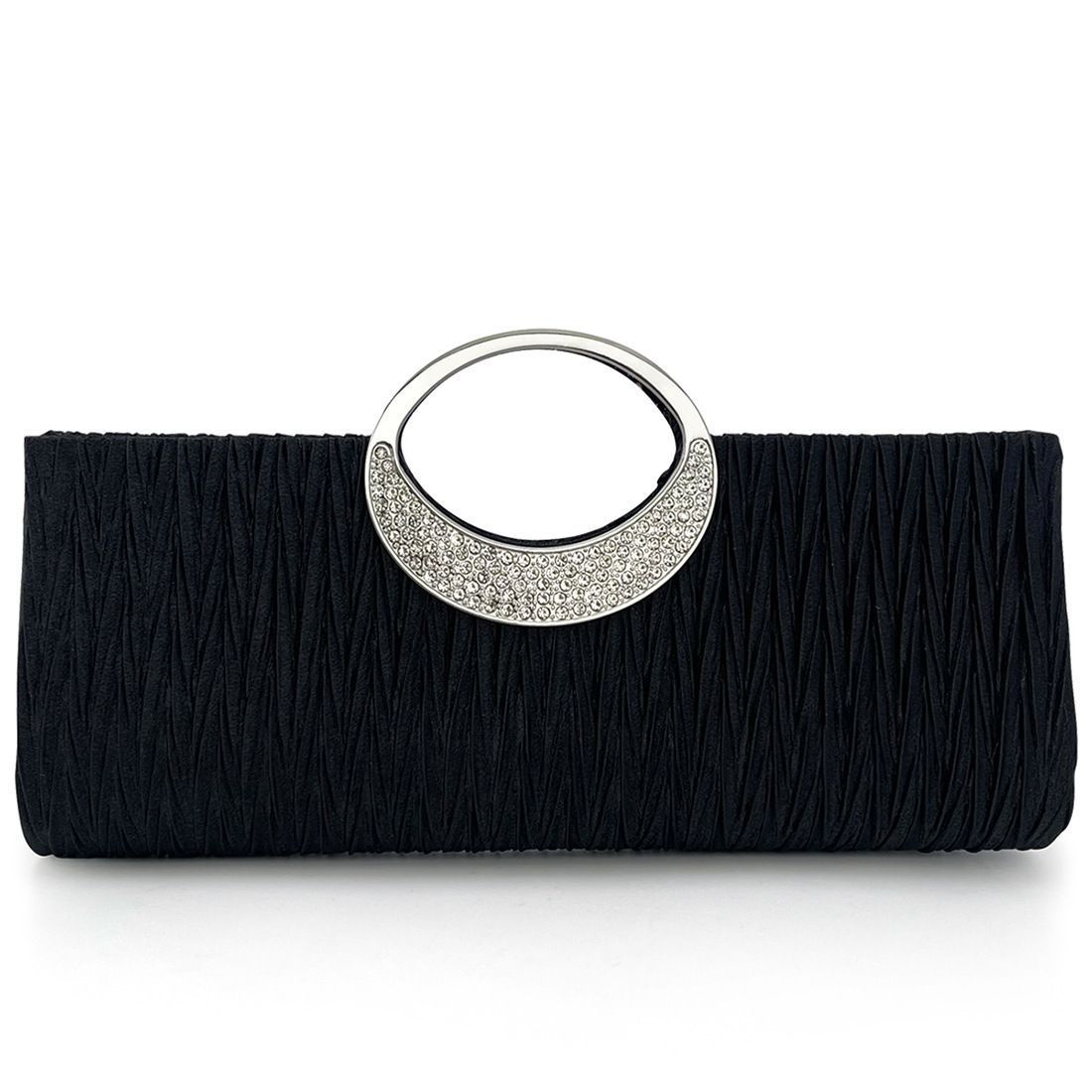 Women Elegant Clutch Purse Rhinestones Wedding Handbag Evening Bag