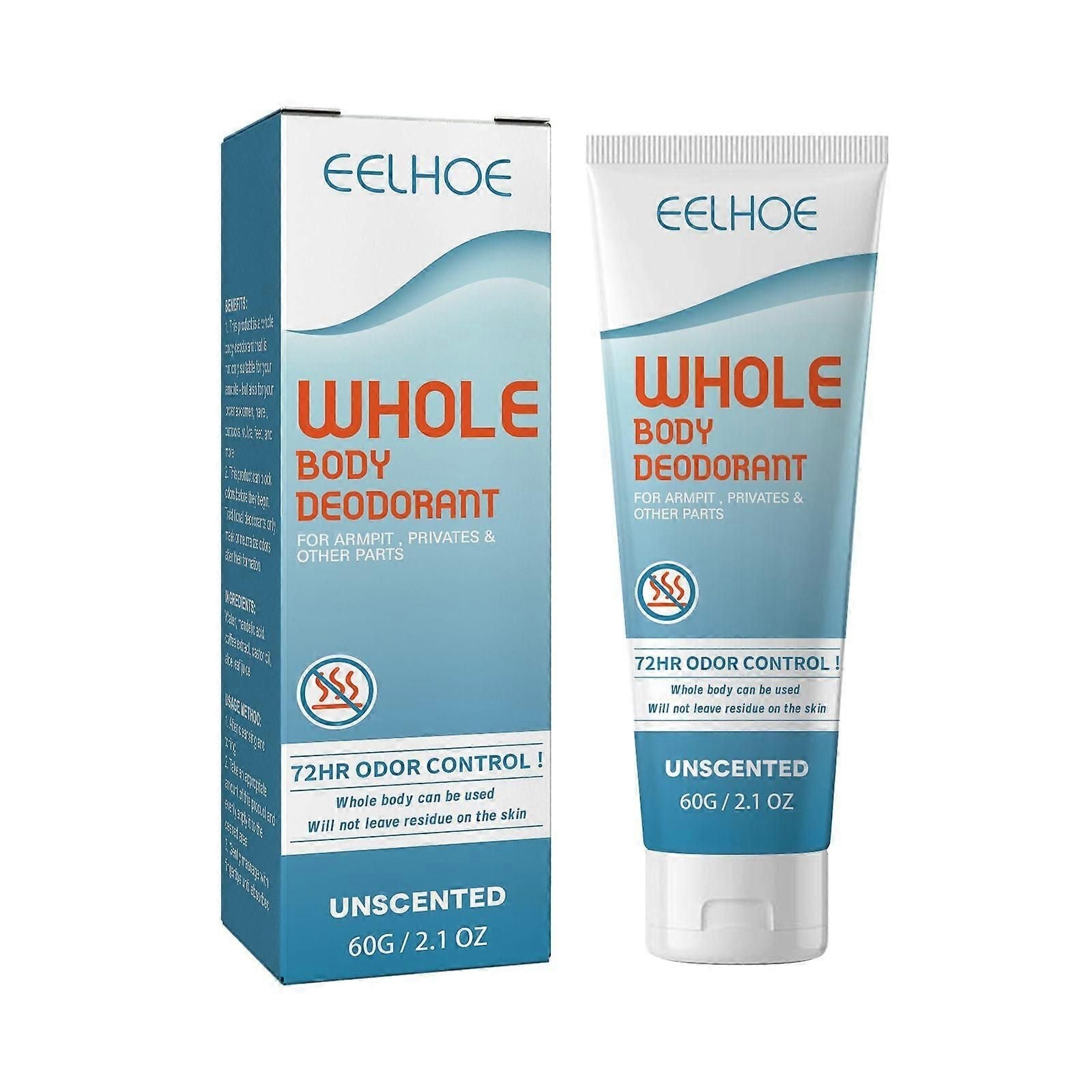 3PC Body Deodorant Cream for Odor Control