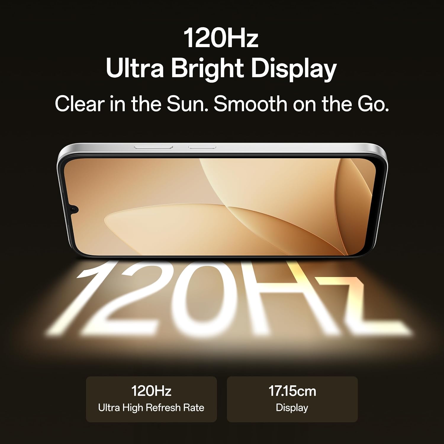 OPPO A6c 4G Smartphone, 4GB RAM, 128GB Storage, 7000mAh Long-Lasting Battery, 120Hz Ultra Bright