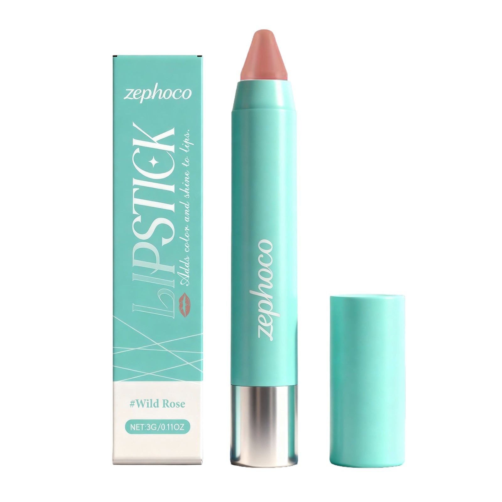 Beauty Collection Lipstick Pen, Light Pink, Smudge-Proof, Moisturizing, Easy Makeup ,3g