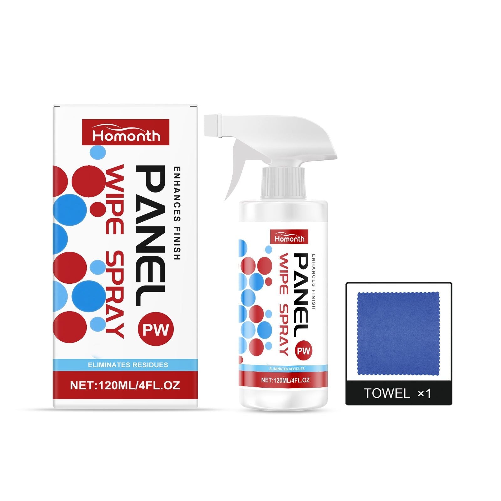 Car Cleaning Spray, Fast-Acting Polishing & Residue Removal, Shine Boost ,1set